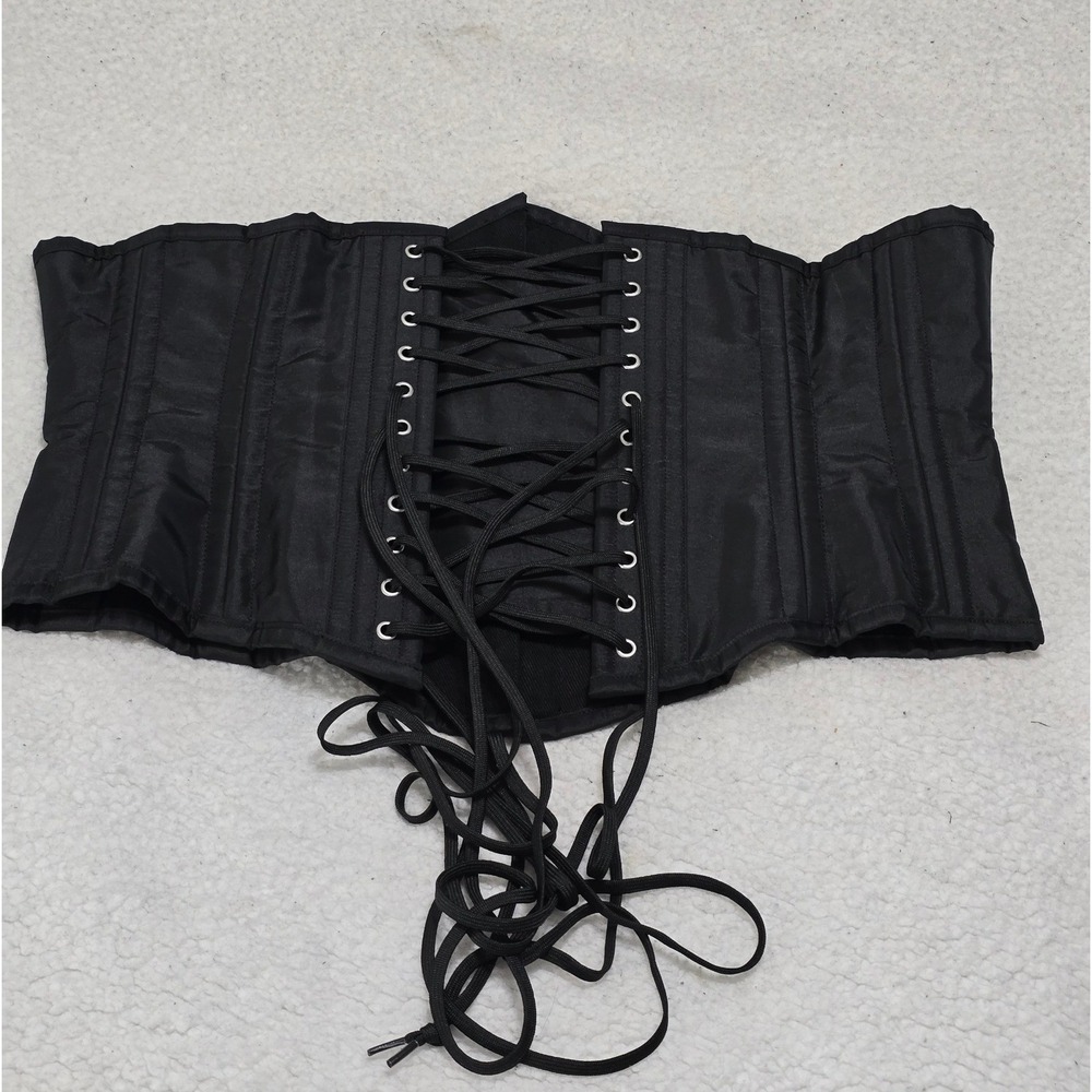 Playgirl White Label True Corset‎ Black Underbust Waist Training Corset 34 Inch - Picture 2 of 10